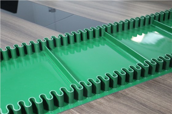 PVC裙邊擋板輸送帶 PVC裙邊擋板輸送帶