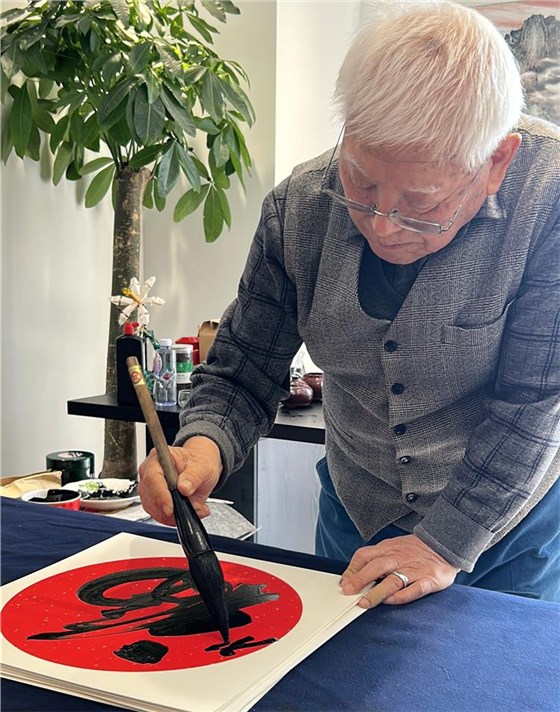 書畫家來訪0124-2