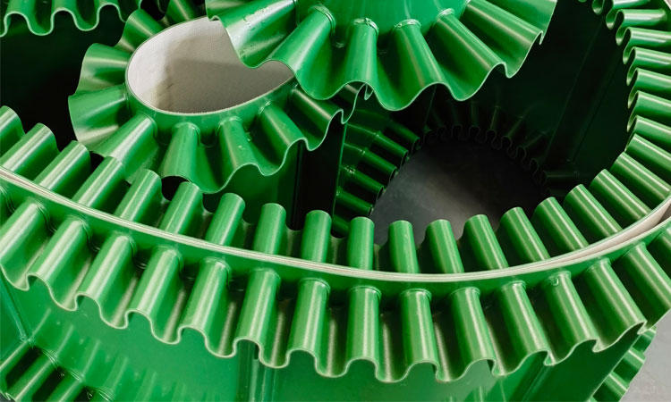 PVC無縫裙邊輸送帶 PVC無縫裙邊輸送帶