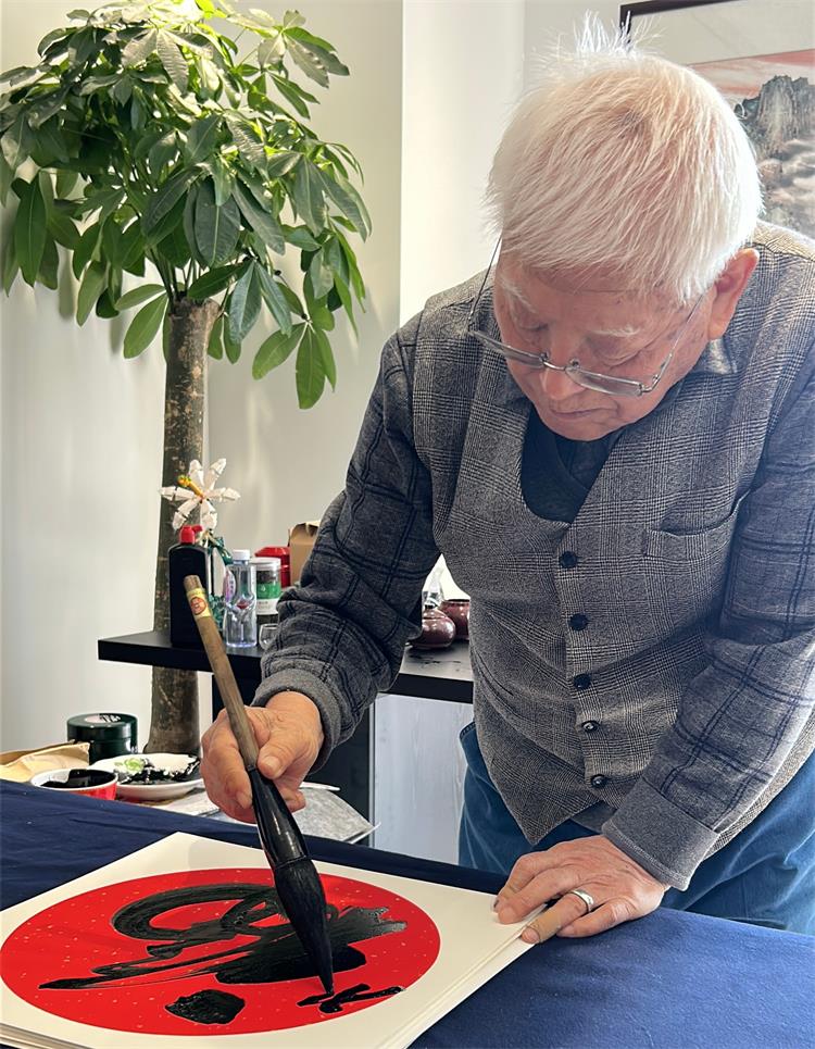 書畫家走進(jìn)濟(jì)南安耐-6