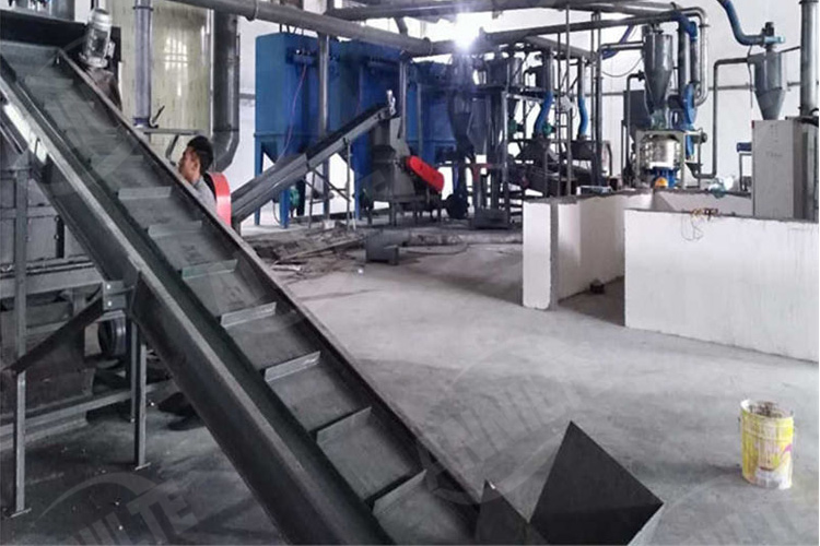 廢舊鋰電池破碎分選輸送帶4 廢舊鋰電池破碎分選輸送帶4