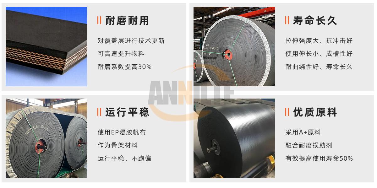 原煤干選機輸送帶